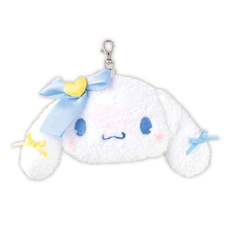 Rakuten - シナモロール ぬいぐるみパスケース リール付き るんるんリボン 363811