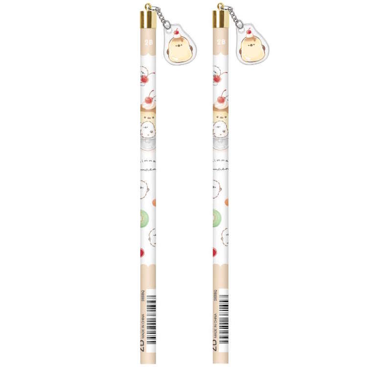 Rakuten - 2本セット ちんまりしまえなが アクリルチャーム付き鉛筆 2B プリン シマエナガ 381457