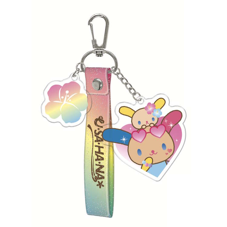 Rakuten - ウサハナ ラメタグキーホルダー Kawaii Style Time 077316