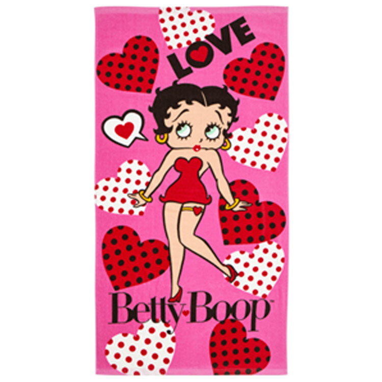 ベティー バスタオル ハート 196841