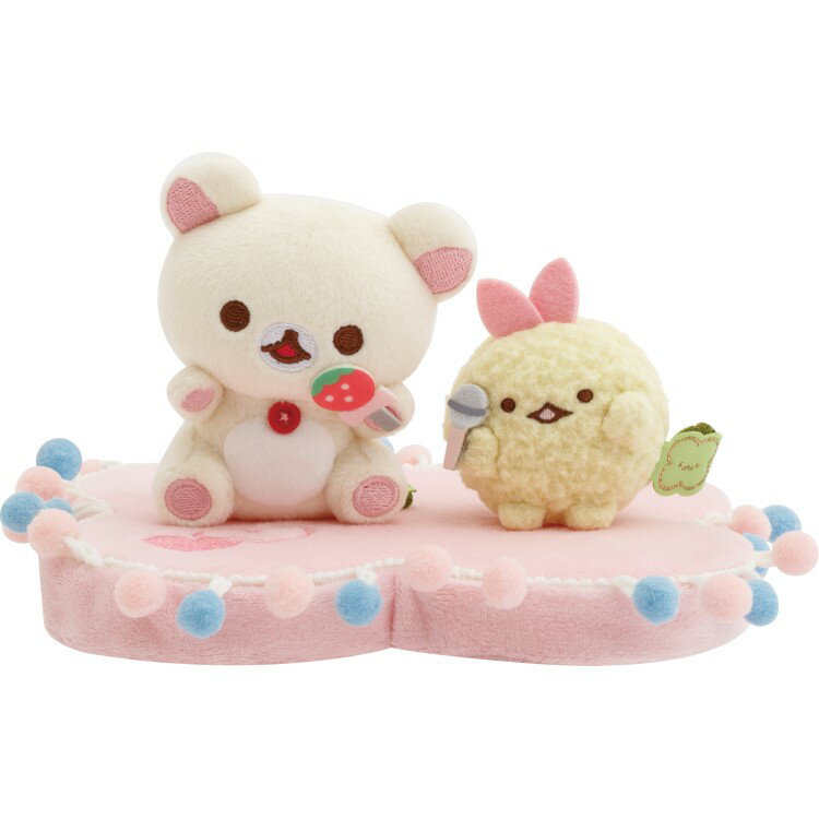 Rakuten - サンエックスユニバース シーンぬいぐるみ サンエックスタウン ステージ コリラックマ えびてんのしっぽ すみっこぐらし
