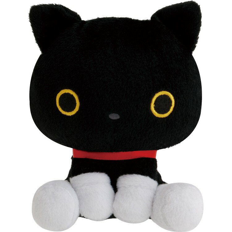 布偶 - 靴下にゃんこ ぬいぐるみ 黒猫 座り