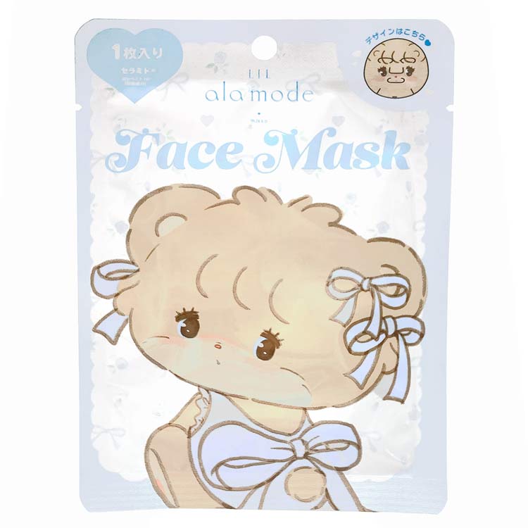 Rakuten - mikko illustrations フェイスマスク ラテ セラミド Lil ala mode 009581