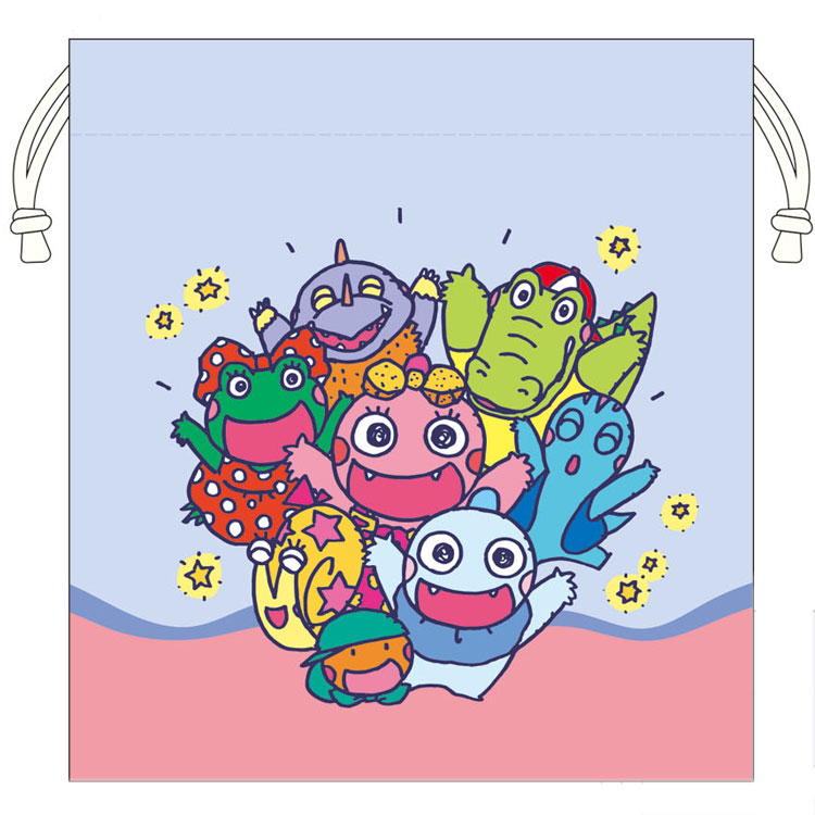 ざわざわ森のがんこちゃん 巾着 集合 613647