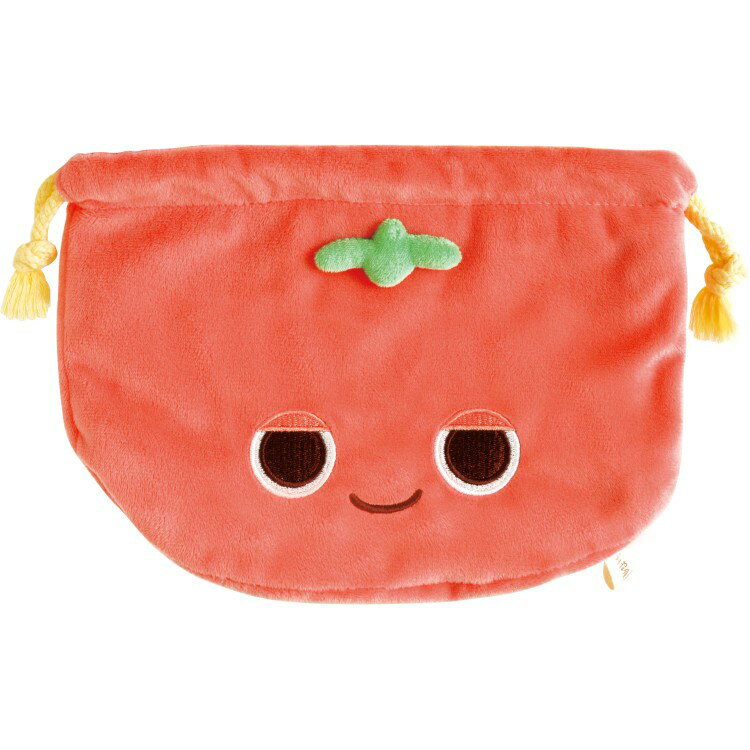 Drawstring Bags - うそ探偵トマント ぬいぐるみ巾着 第2弾 トマト レッド