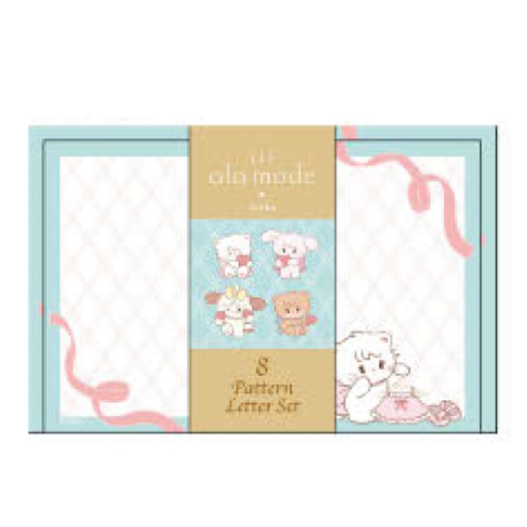 mikko illustrations 8柄レターセット ミント Lil ala mode リルアラモード 053073