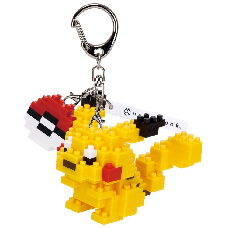 ポケットモンスター ポケモン グッズ NFG-37 エヌフィグ ピカチュウ キーホルダー ナノブロック型フィギュア 236697