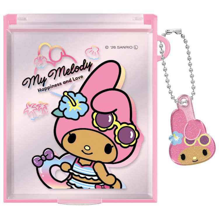 マイメロディ マスコット付きMサイズミラー きらめきトロピカル 397212