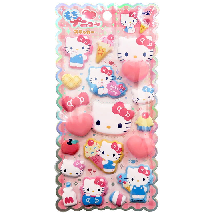 ハローキティ もちプニューステッカー 408192 Hello Kitty サンリオ anicharaya-10312919 ファンシーモンスター パッケージ画像