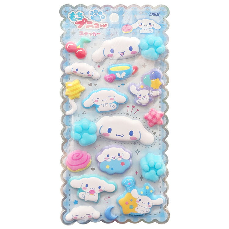シナモロール もちプニューステッカー 408222 CINNAMOROLL サンリオ anicharaya-10312923 ファンシーモンスター パッケージ画像