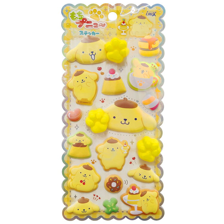 ポムポムプリン もちプニューステッカー 408246 Pom Pom Purin サンリオ anicharaya-10312934 ファンシーモンスター パッケージ画像