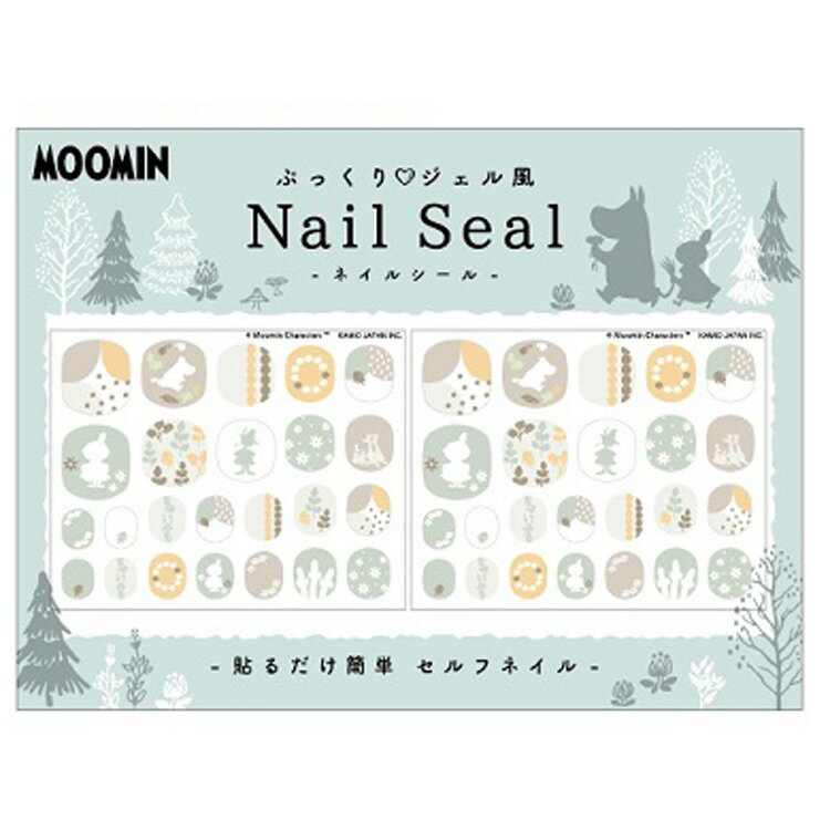 商品説明 〔Moomin☆ムーミン谷〕 世界各国で翻訳され親しまれているムーミンからぷっくりジェル風ネイルシールが登場☆貼るだけなのでカンタン! 時間がない時でもOK♪ネイルオフは剥がすだけ! シールなのでつめにも優しい☆まるでネイルサロン仕上げ！見ているだけで気分が上がる♪※つめの大きさにより使用できる回数が異なります ※つめの形状によっては合わない場合があります 仕様内容 【サイズ】約H108×W146mm 【パッケージサイズ】約H110×W170mm 【素材】ウレタン樹脂 【内容】1P=5枚入り(1シートで両手1〜2回分使用できます) 【原産国】日本 特記事項画像はあくまでも商品イメージになります。実際の商品と色や仕様が多少異なる場合がございます。 ※メーカー希望小売価格はメーカーカタログに基づいて掲載しています。