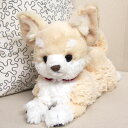 ひざわんこ ぬいぐるみ チワワ クリーム 043002
