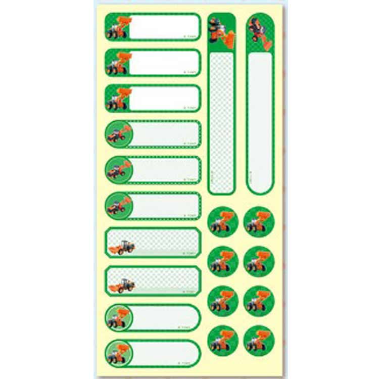 トミカ ノンアイロンプリント布に貼れるシール おなまえ めじるし ホイールローダー ZW220 162292 名前シール