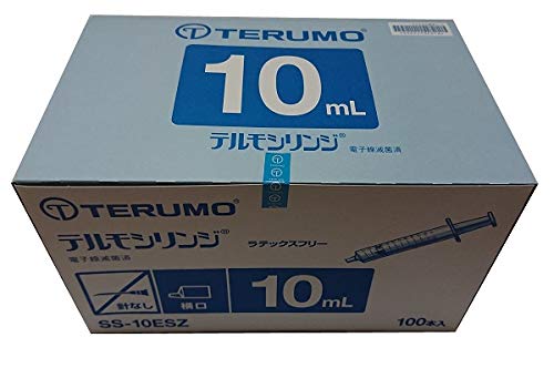 テルモシリンジ 10ml 針無 100本入 スリップチップ(横口) {SS-10ESZ} 送料込