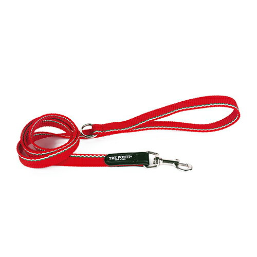 TRE PONTI ECONOMIC LEASH ITALIAN FLAG 130cm×2個セット レッド {802284} 送料込