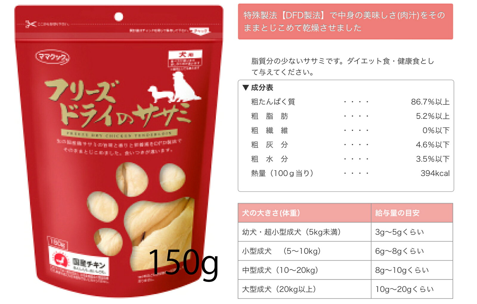【最大2000円OFFクーポン配布】選べるおやつ！ ママクック フリーズドライのササミ...