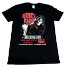 QUIET RIOT クワイエット ライオットROCKINGOUT オフィシャル バンドTシャツ