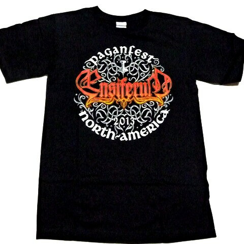 ENSIFERUM エンシフェルムPAGANFEST 2013 TOUR DATES オフィシャル バンドTシャツ