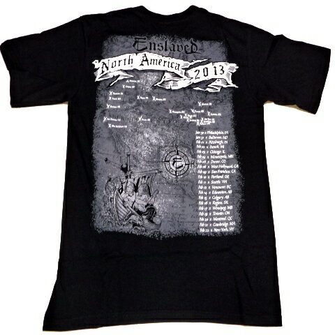 ENSLAVED エンスレイヴドCARTOON BAND オフィシャル バンドTシャツ