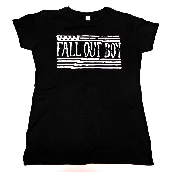 FALL OUT BOY フォール・アウト・ボーイSPLIT FLAG Babydoll レディース オフィシャル バンドTシャツ