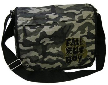 FALL OUT BOY フォール・アウト・ボーイCAMO Messenger Bag オフィシャル バンドバッグ