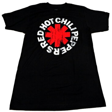 /RED HOT CHILI PEPPERS レッドホットチリペッパーズDISTRESSED LOGO オフィシャル バンドTシャツ / 2枚までメール便対応可 / あす楽対応