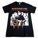 RAINBOW レインボーDIFFICULT TO CURE オフィシャル バンドTシャツ