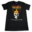 RUSH ラッシュFAREWELL TO KINGS オフィシャル バンドTシャツ