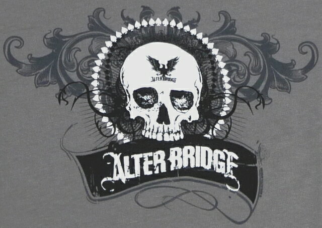 /ALTER BRIDGE アルター・ブリッジJR SKULL レディース オフィシャル バンドTシャツ 2枚までメール便対応可 / あす楽対応