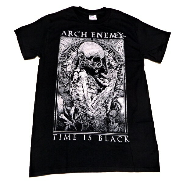 ARCHENEMYアーチエネミーTIMEISBLACKオフィシャルバンドTシャツ【あす楽対応】