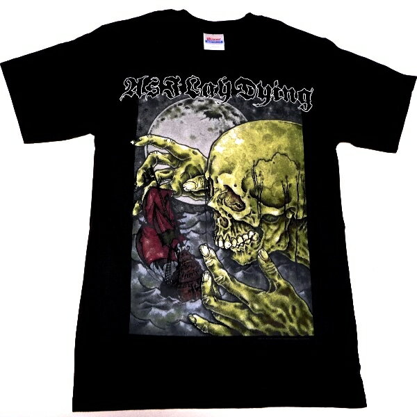 AS I LAY DYING アズ・アイ・レイ・ダイイングSKELETON SHIP オフィシャル バンドTシャツ