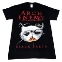 ARCH ENEMY A[`Gl~[Black Earth Original Ring Black T-Shirt ItBV ohTVc