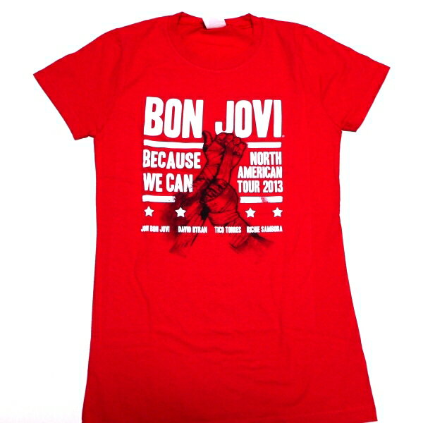 BON JOVI ボンジョヴィBECAUSE-LADIES レディース バンドTシャツ