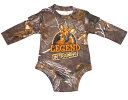 BUCKWEAR-LEGEND TRAINING INFANT BOYS LS CAMO RomperFEATURING REALTREE XTRA オフィシャル 長袖ロンパース