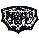 BROKEN HOPE u[Nz[vEMBROIDERED DIE CUT LOGO Patch ItBV ohby KCZXi