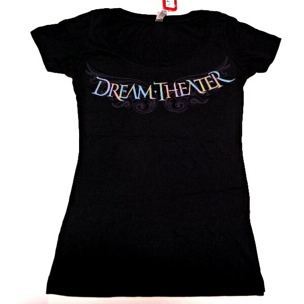 DREAM THEATER ドリームシアターHUMMINGBIRD JUNIORS SCOOP NECK オフィシャル レディースバンドTシャツ1梱包2枚までメール便対応可