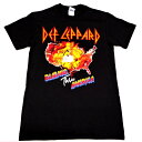 DEF LEPPARD デフレパードBLAZING THRU AMERICA オフィシャル バンドTシャツ