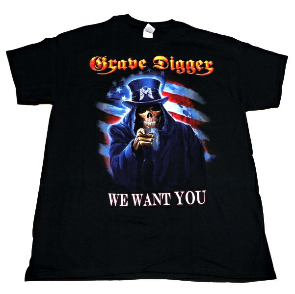 GRAVE DIGGER グレイヴ・ディガーUncle Sam 2016 Dates オフィシャル バンドTシャツ