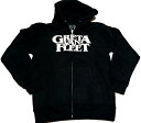 GRETA VAN FLEET グレタ・ヴァン・フリート LOGO ZIP HOODIE オフィシャル バンドパーカー