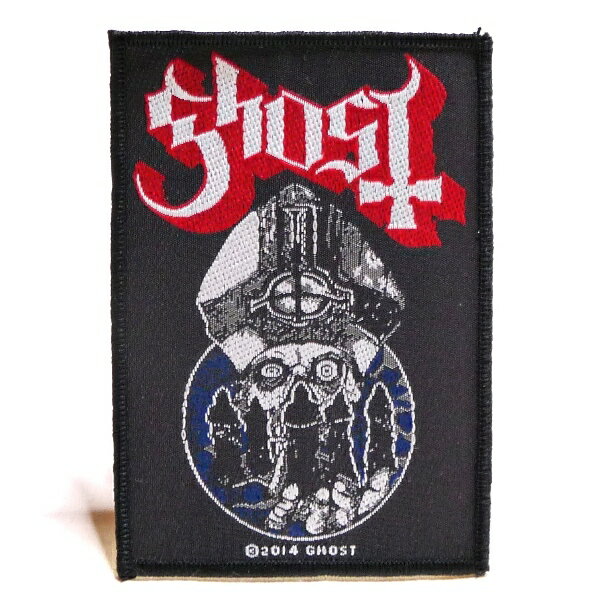 GHOST ゴーストオフィシャル バンドワッペン正規ライセンス品！ 【商品分類】ワッペン・PATCH・ 【サイズ】縦10cm×横7.2cm 【取付方法】手縫い 【輸入国】アメリカ 【配送方法】宅配便・メール便よりお選びください。 ※お急ぎ!...