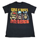 GUNS N ROSES ガンズアンドローゼスAFD SKULLS MENS オフィシャル バンドTシャツ