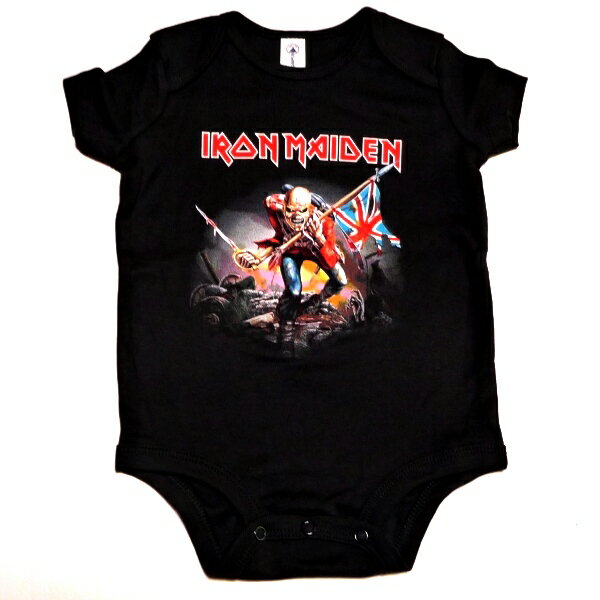 IRON MAIDEN アイアンメイデンTROOPER KID Romperオフィシャルバンド ロン ...