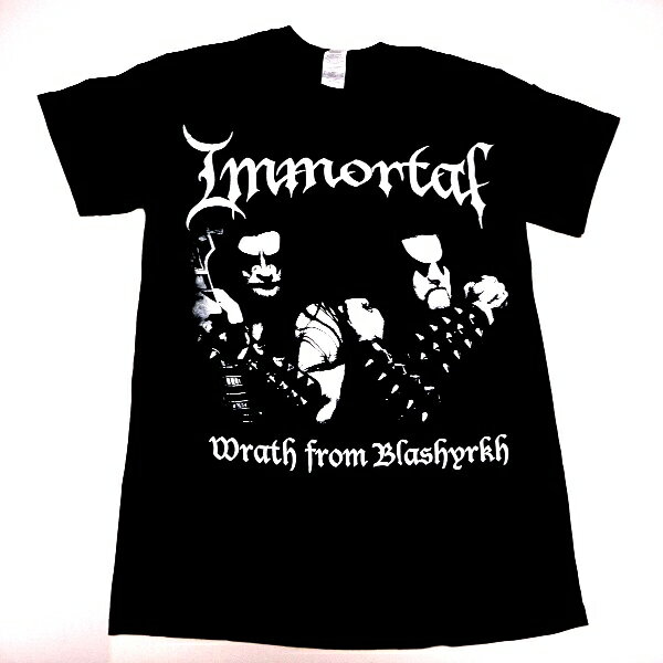 IMMORTAL イモータルWRATH FROM BLASHYRKH オフィシャル バンドTシャツ