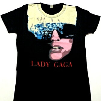 LADY GAGA レディー・ガガVINTAGE FACE レディース オフィシャル アーティストTシャツ