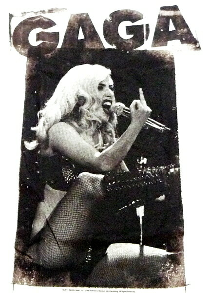 LADY GAGA レディー・ガガFINGER Babydollレディース アーティストTシャツ