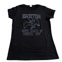 楽天ANIMAL-ROCKLED ZEPPELIN レッド・ツェッペリンUSA 77 JUNIORS オフィシャル レディースンドTシャツ