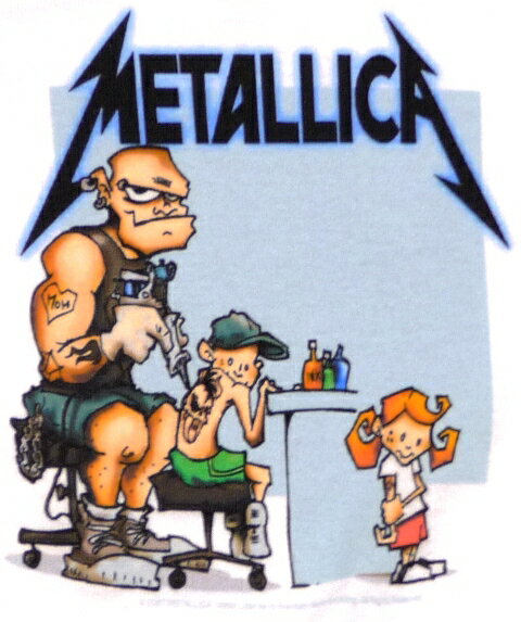 METALLICA メタリカTATTOO ROMPERオフィシャル バンドロンパース