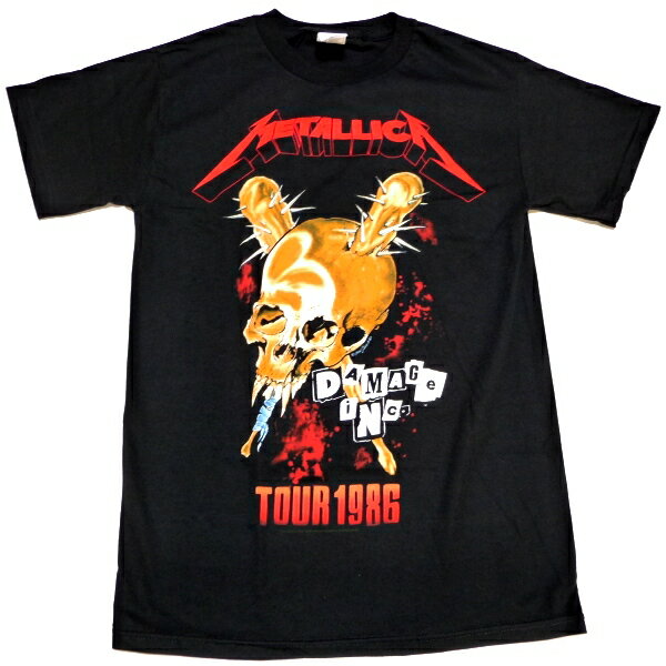 METALLICA メタリカTOUR 86 オフィシャル バンドTシャツ