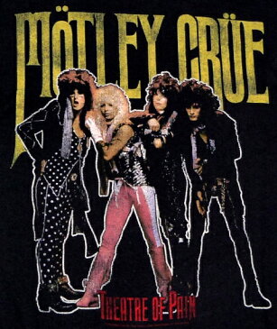 /MOTLEY CRUE モトリークルーTHEATER OF PAIN Babydoll オフィシャル レディース バンドTシャツ / 2枚までメール便対応可 / あす楽対応